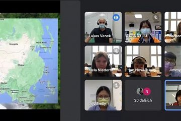 Online setkání studentů naší školy a Tchaj-wanu